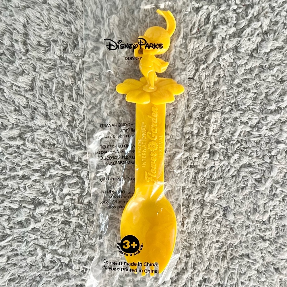❄️5/$20 Disney Parks EPCOT Spike the Bee Spork - Epcot Flower & Garden Festival